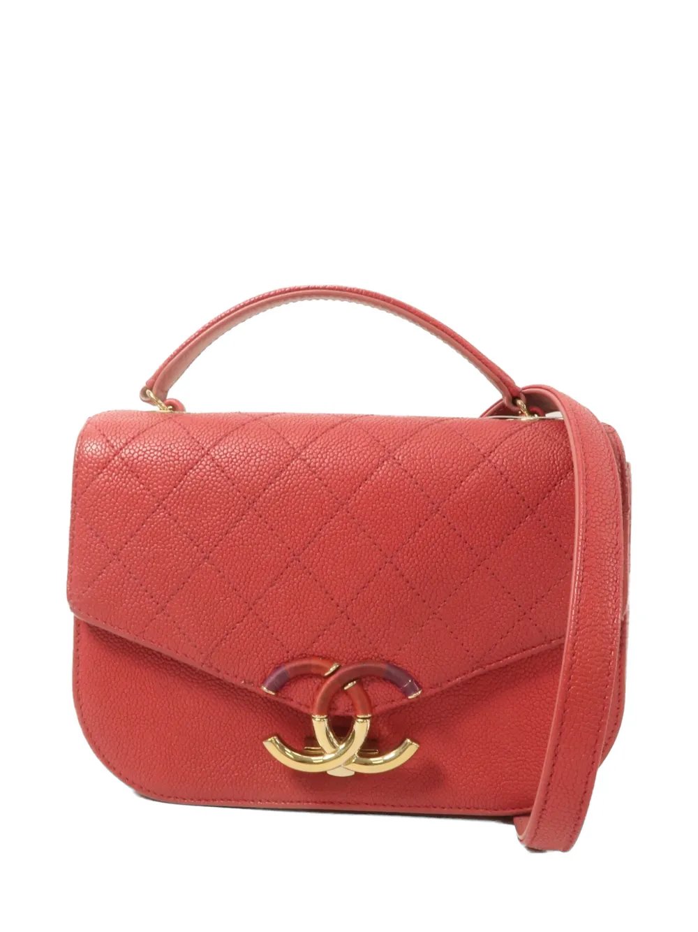 Coco Cube leather shoulder bag