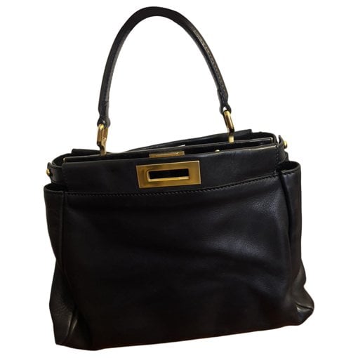 Peekaboo leather handbag