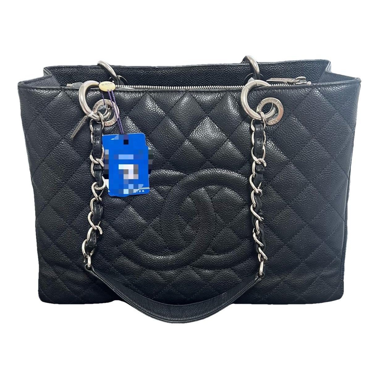 Grand shopping leather tote