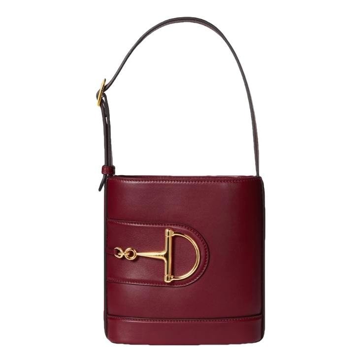 Ophidia Bucket leather crossbody bag