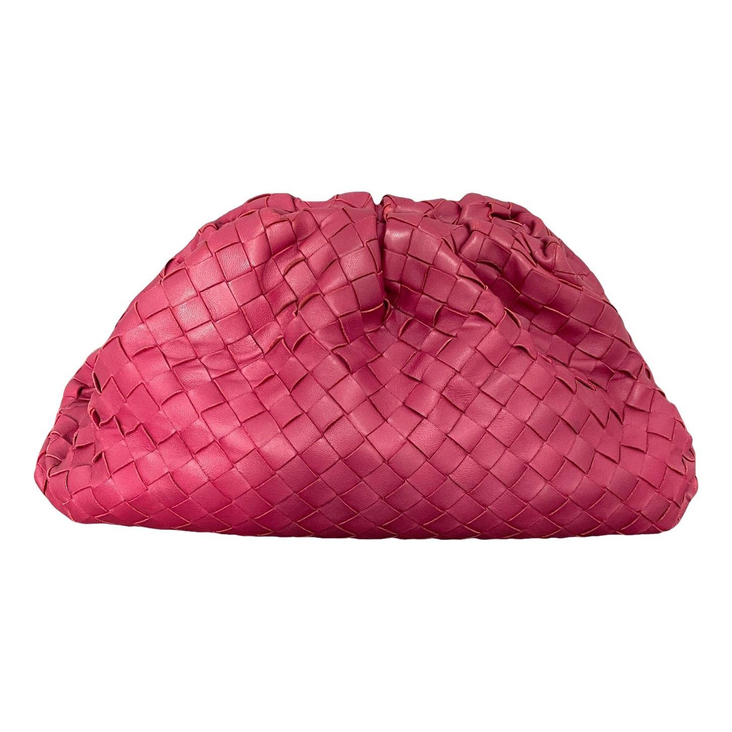 Pouch leather handbag