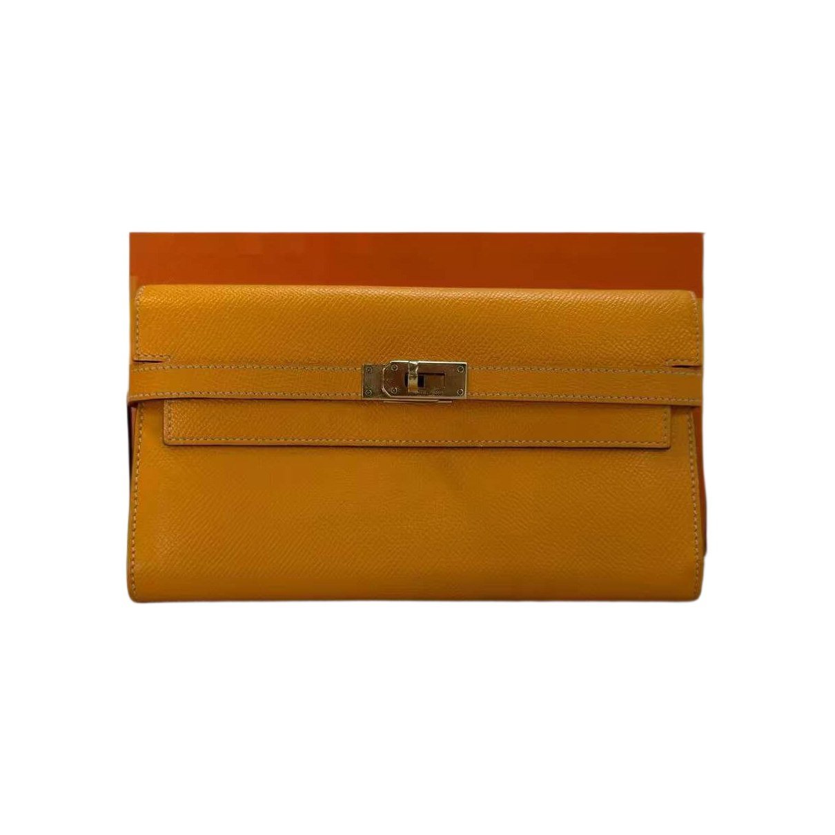 Kelly to go leather clutch bag