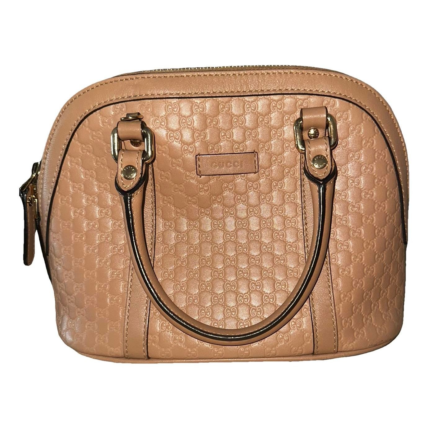 Dôme leather crossbody bag