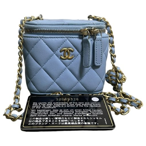 Trendy CC Vanity leather handbag