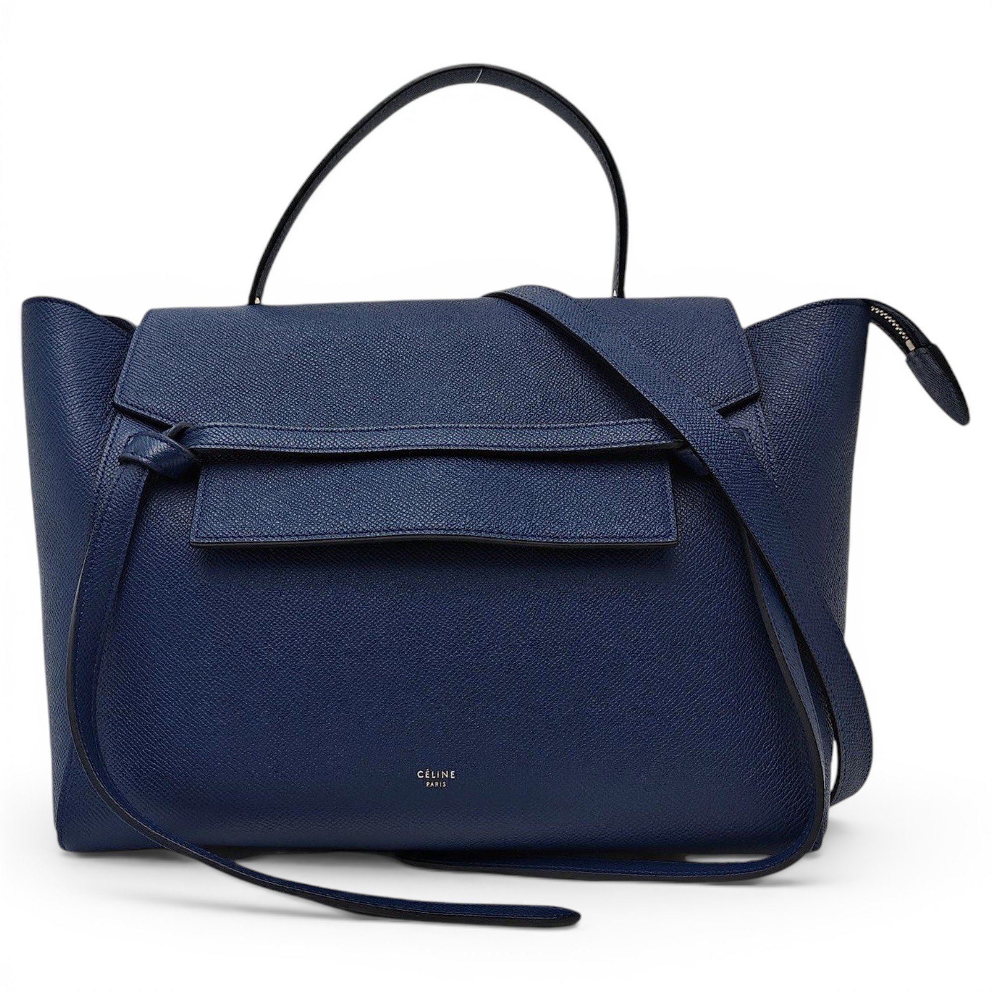 Belt leather handbag