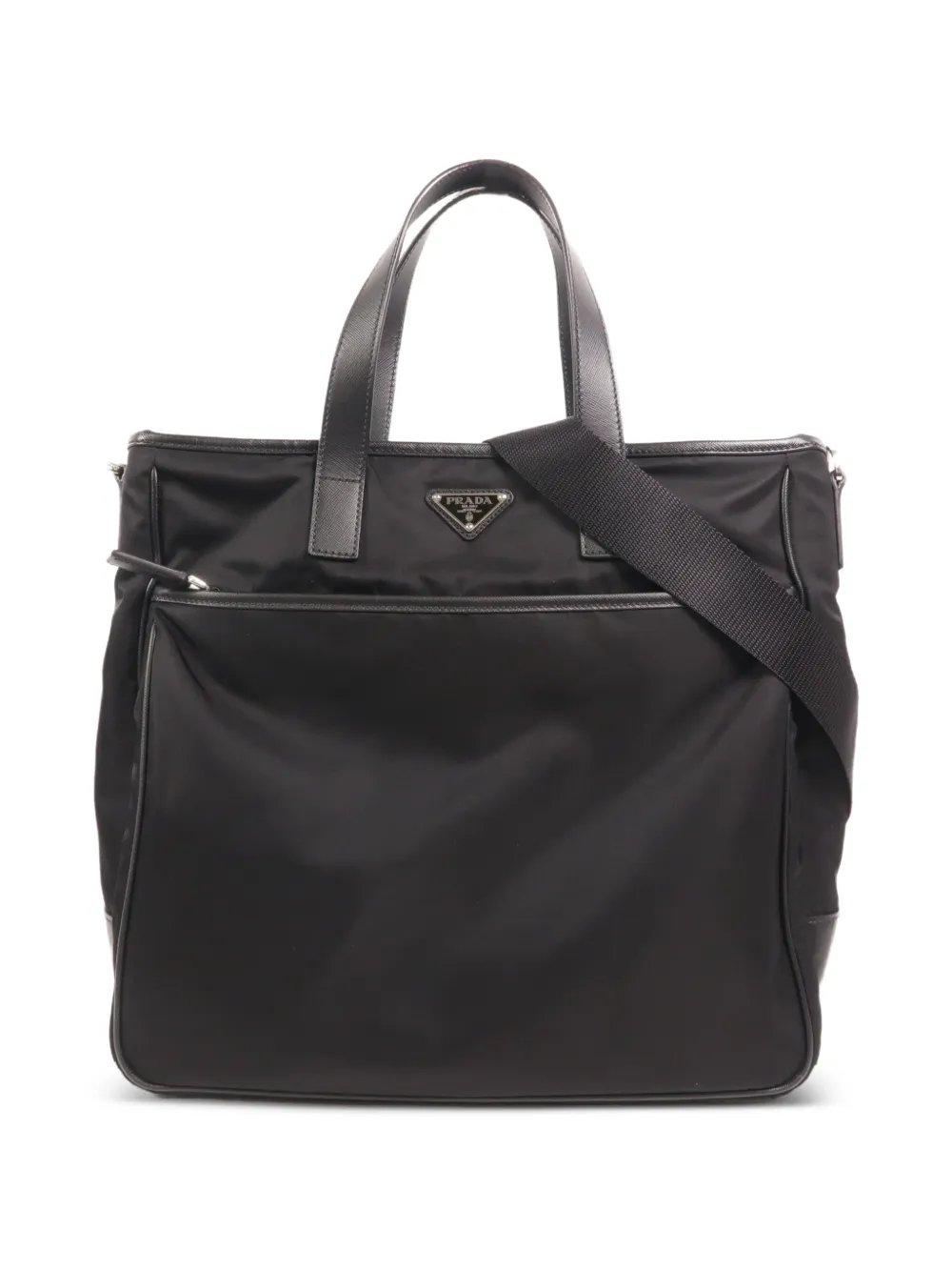 Saffiano-leather trim shoulder bag