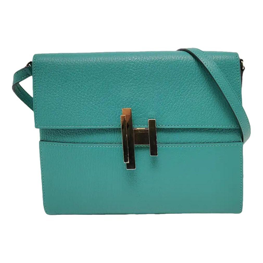 Cinhetic leather crossbody bag