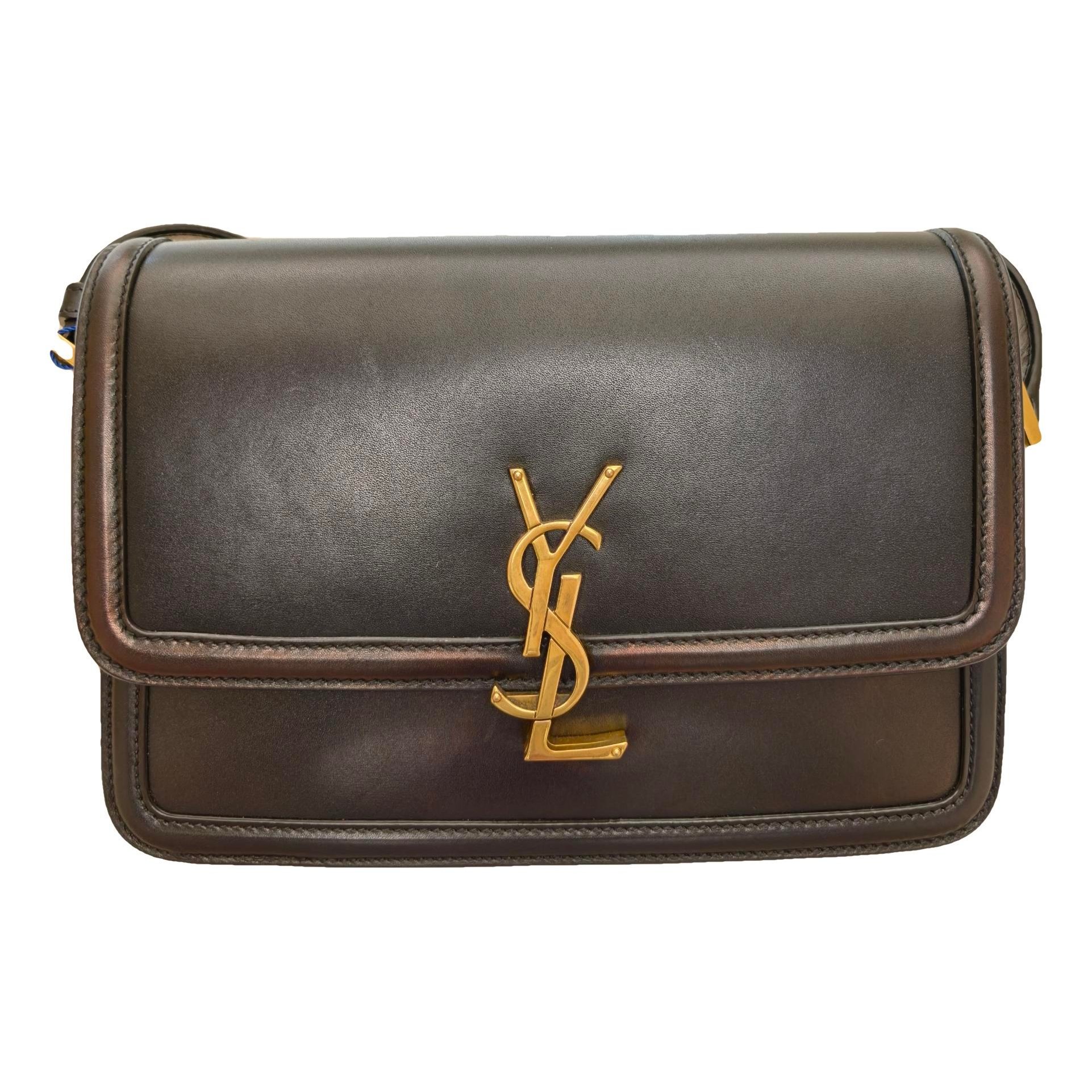 Solférino leather handbag