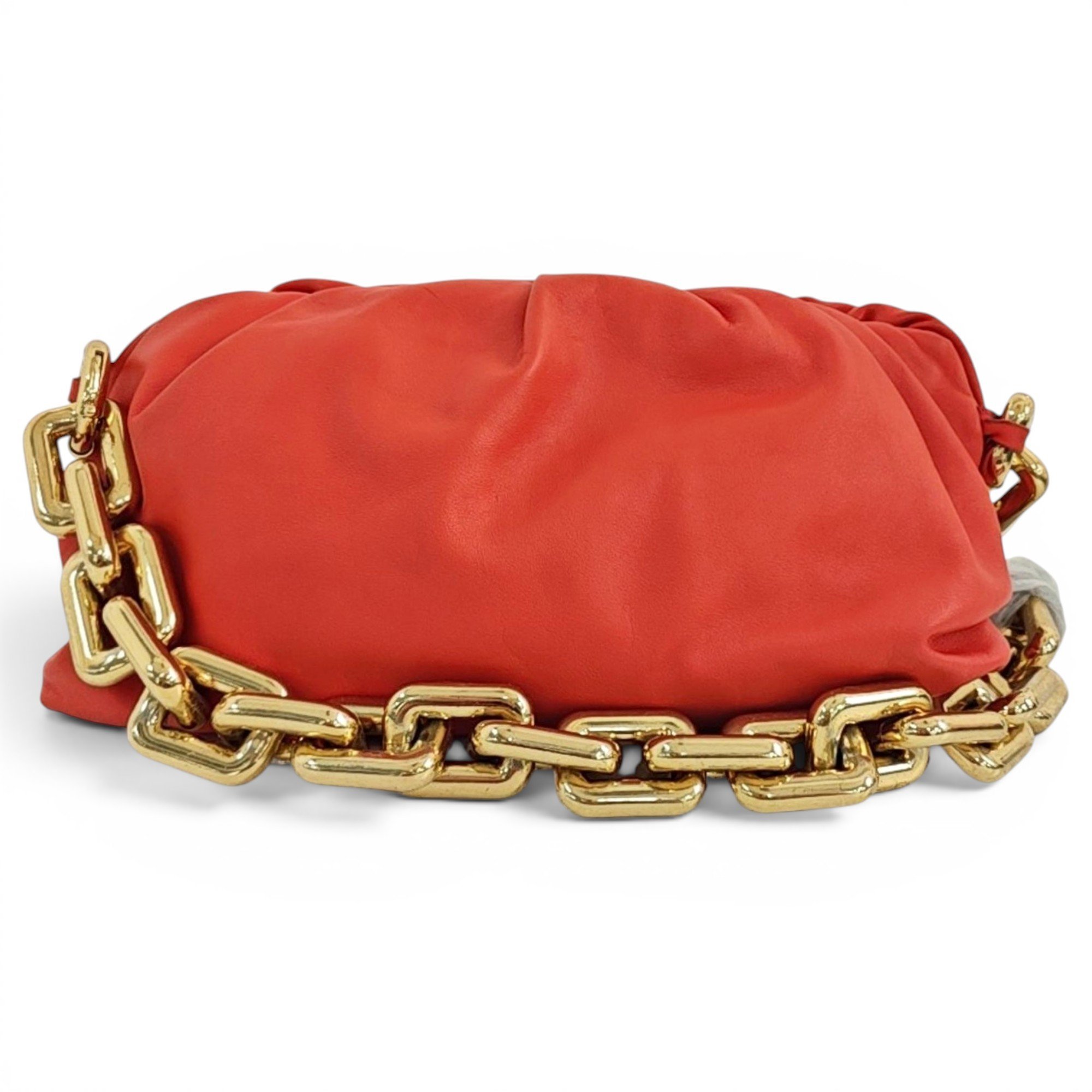 Chain Pouch leather handbag