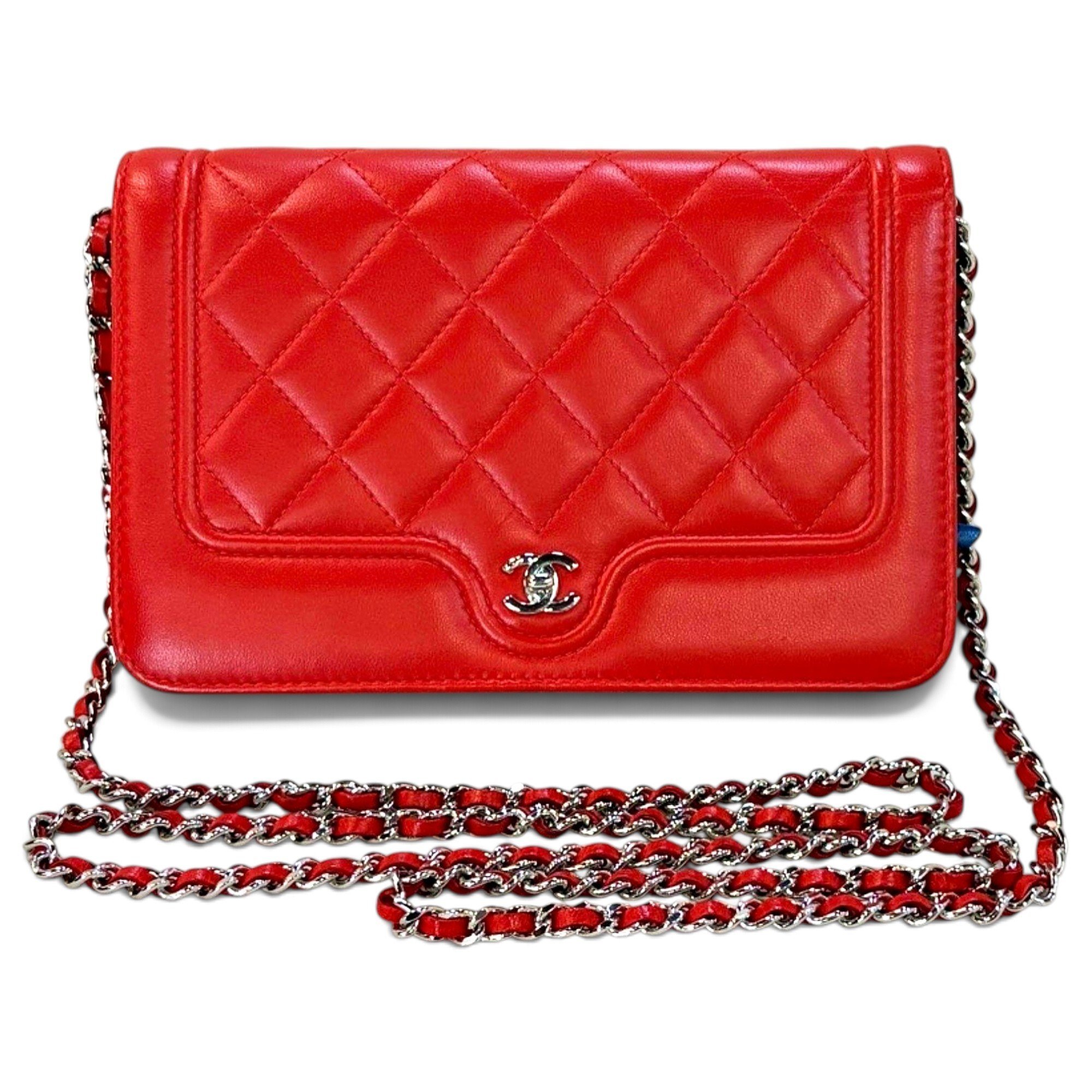 Wallet On Chain Timeless/Classique leather crossbody bag