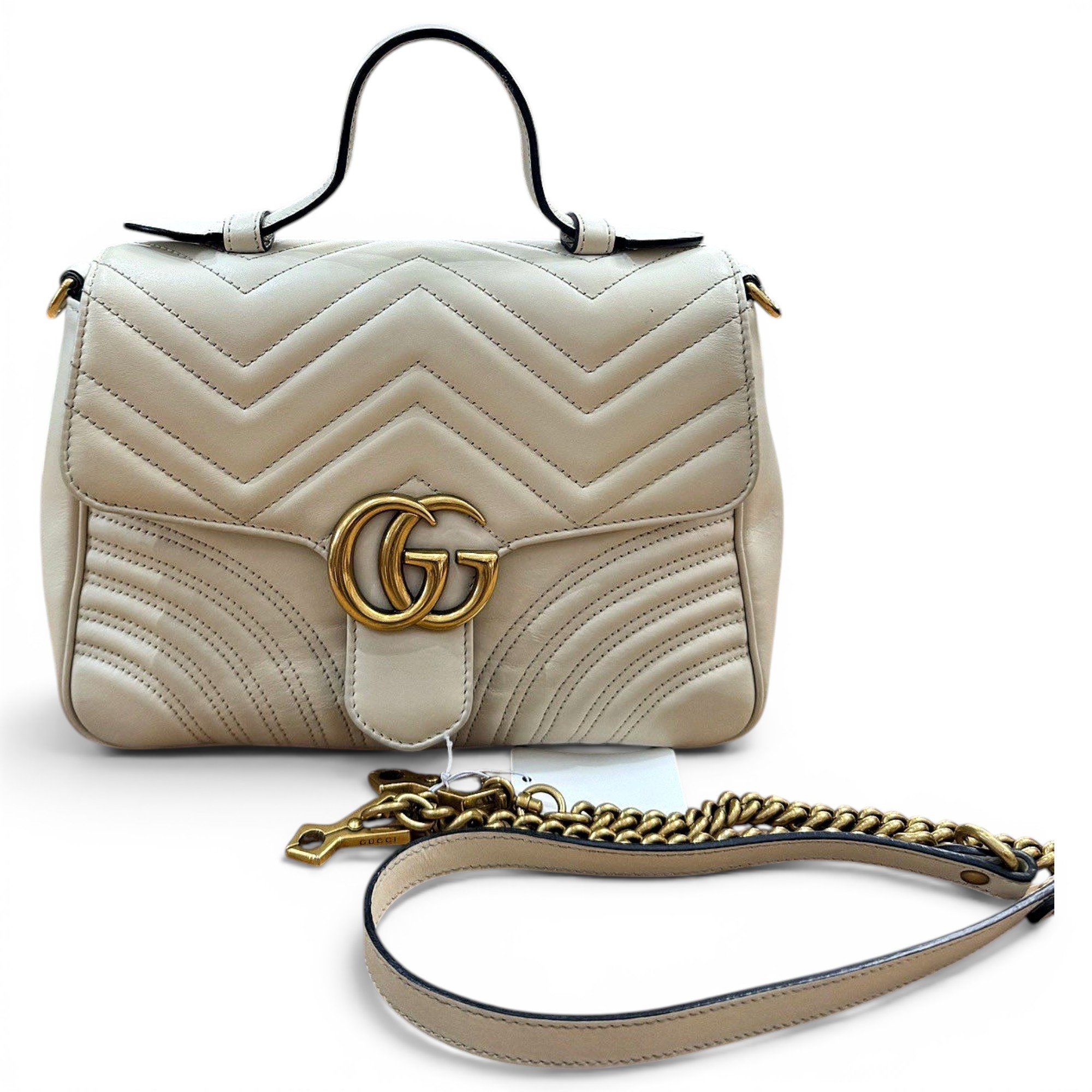 GG Marmont Flap leather handbag
