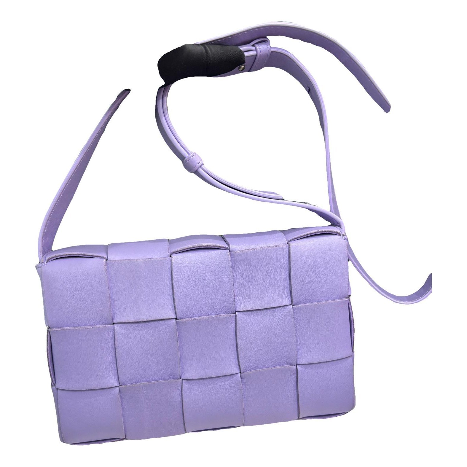 Cassette leather handbag