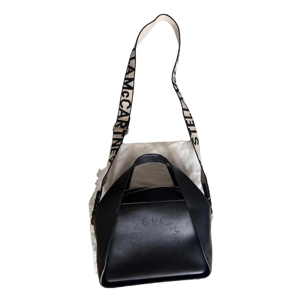 Logo vegan leather bag
