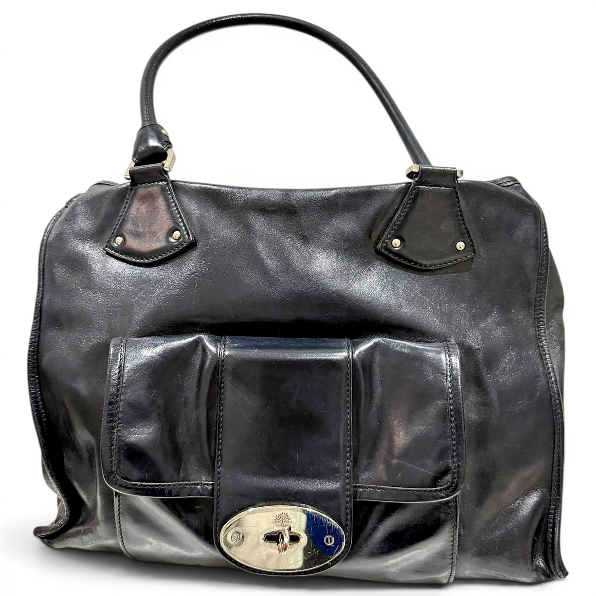 Leather handbag