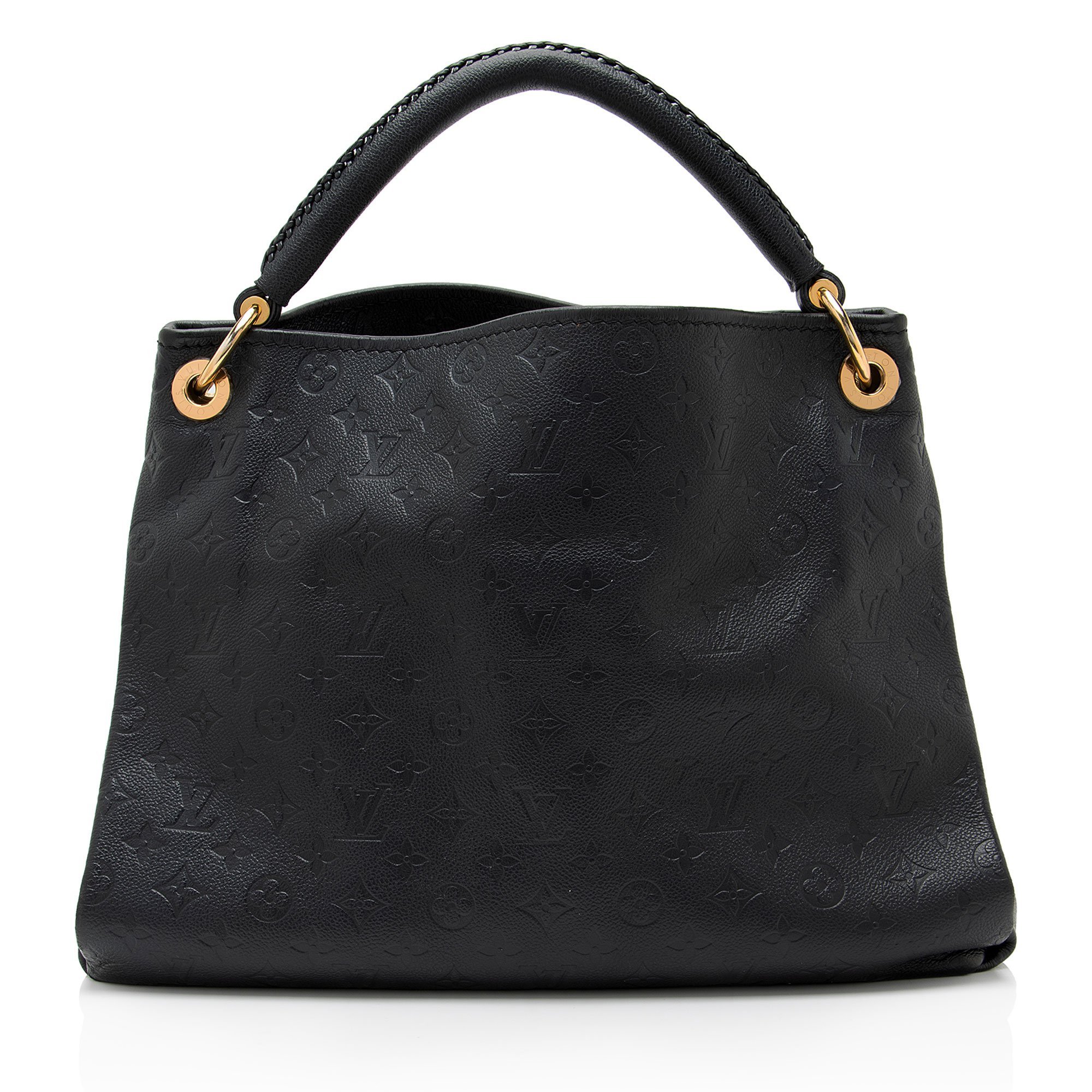 Artsy leather handbag