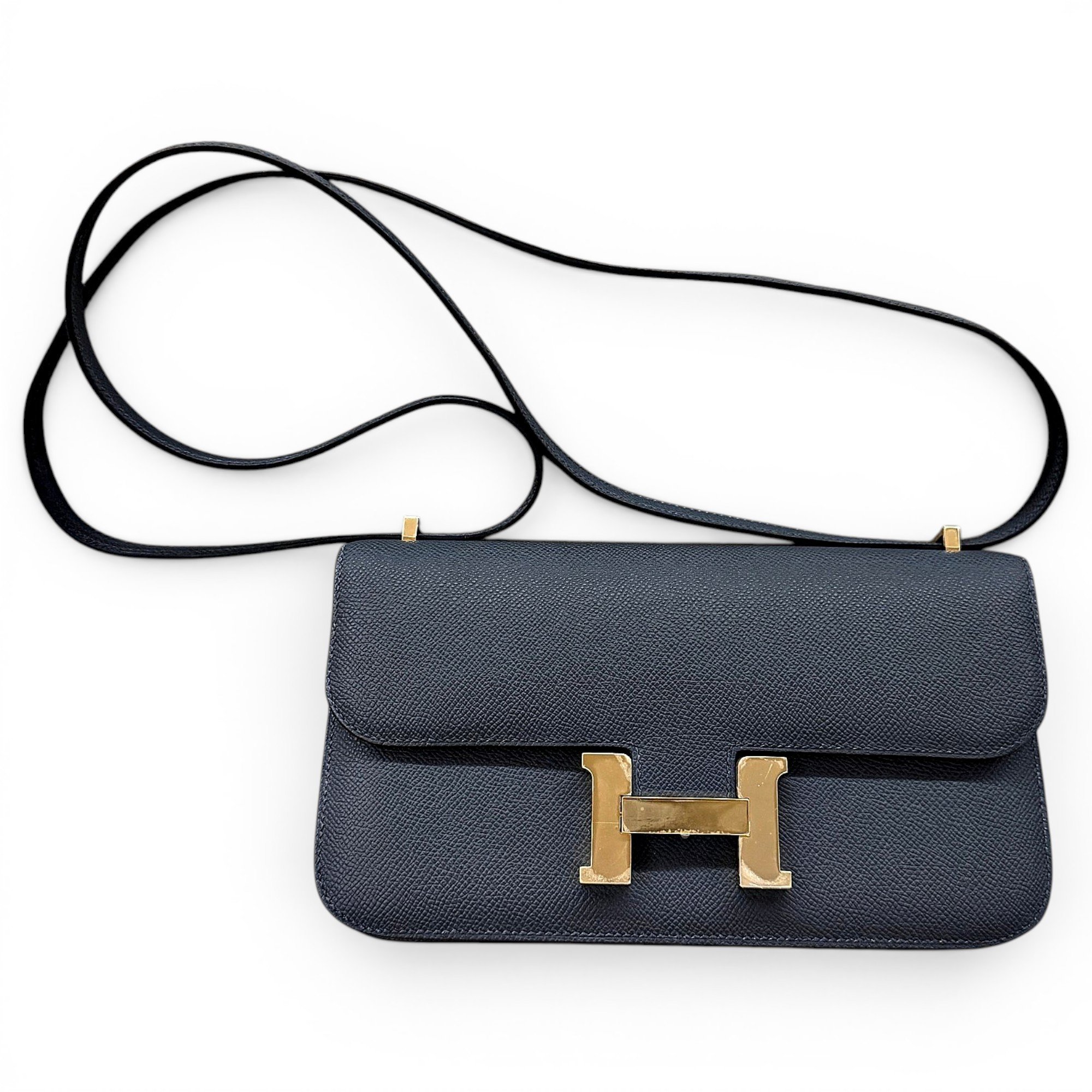 Constance leather clutch bag