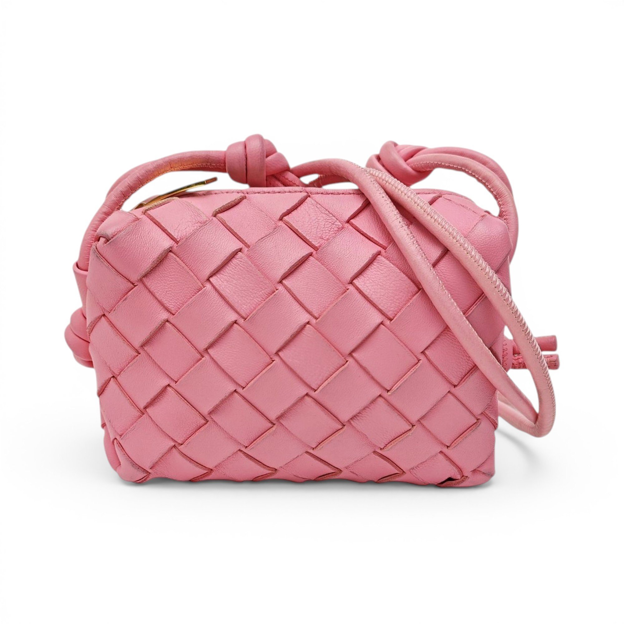 Loop leather handbag