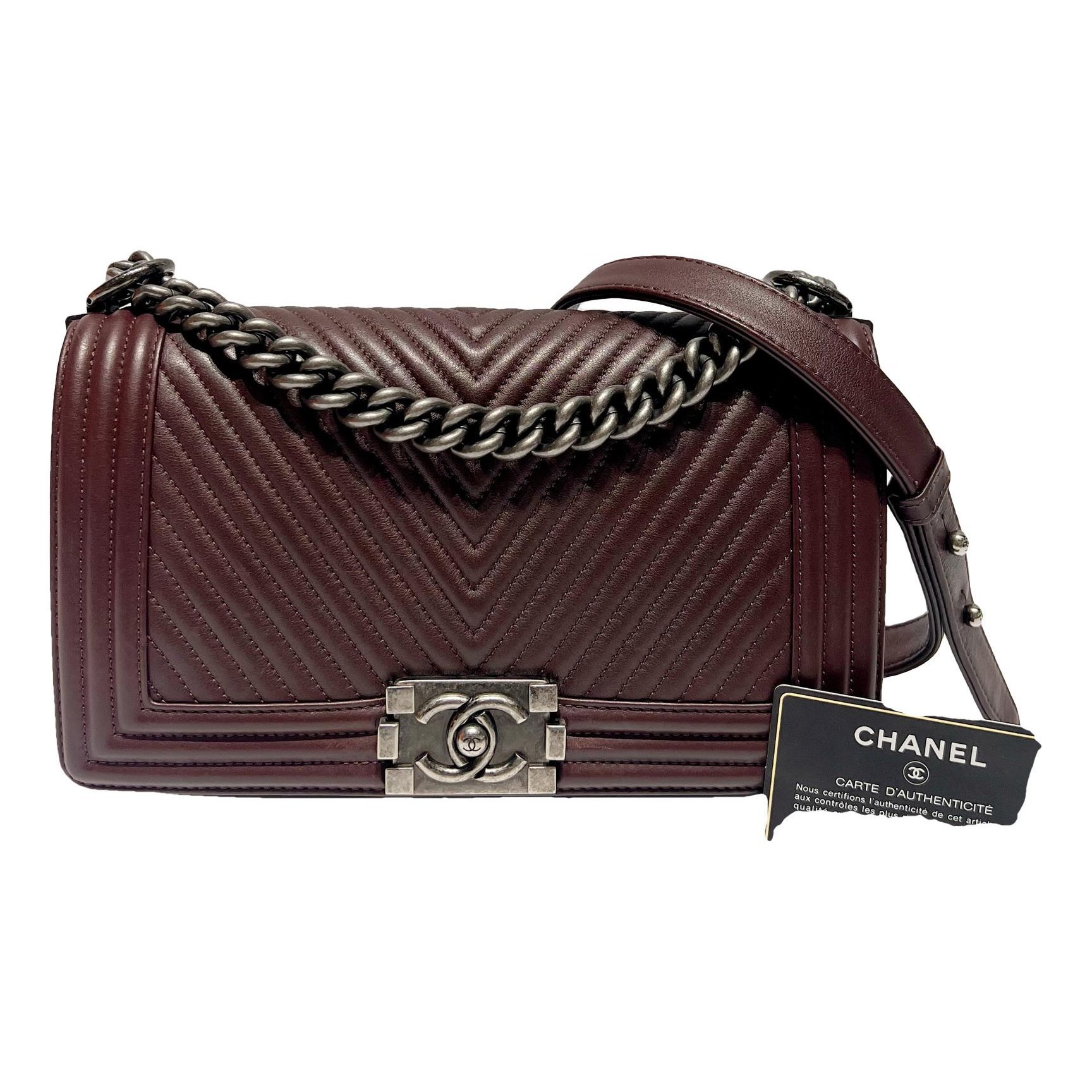 Boy leather crossbody bag