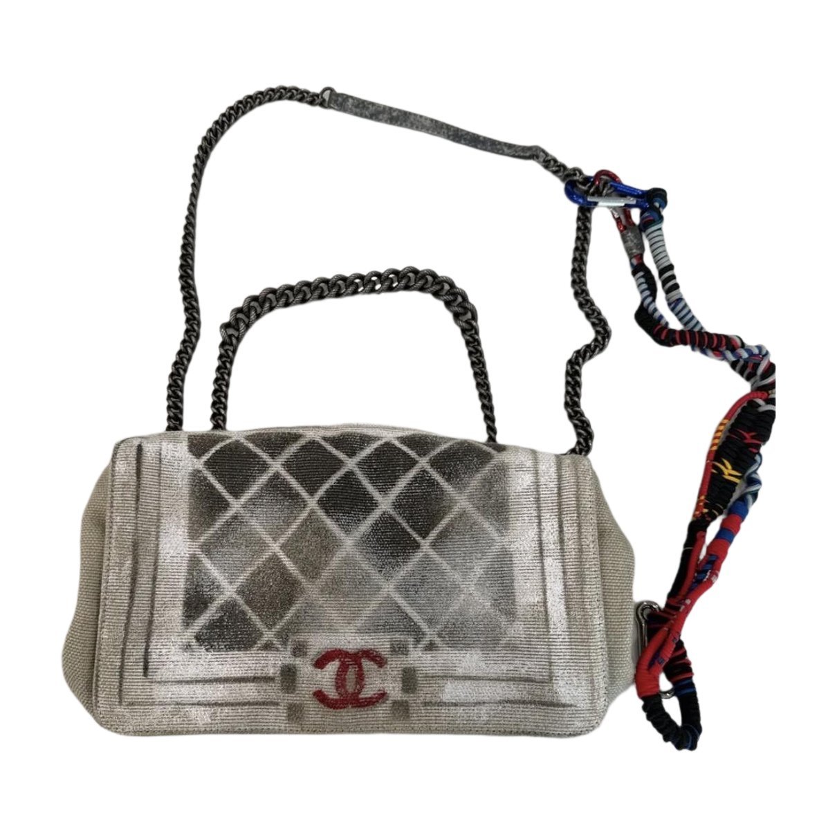 Graffiti cloth handbag
