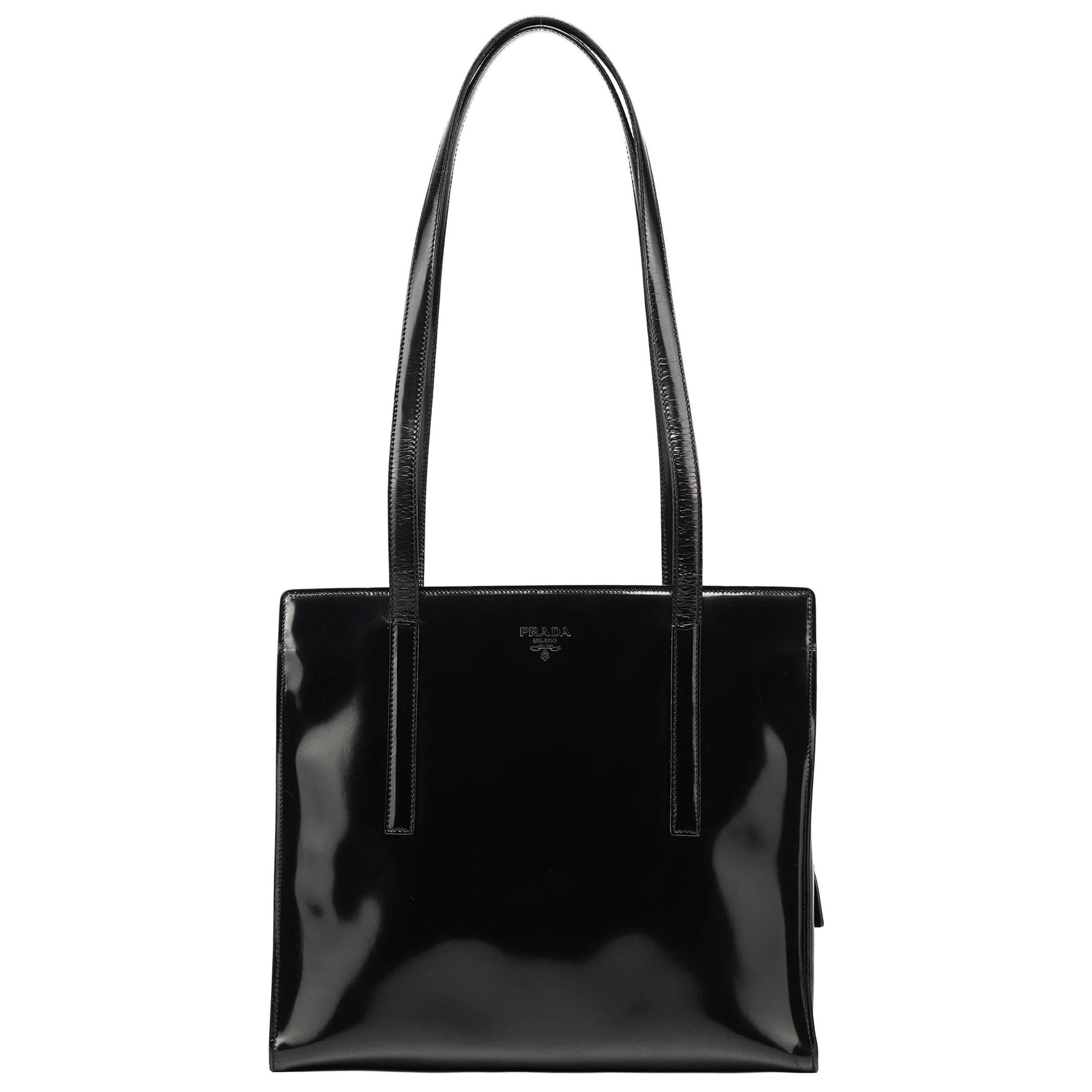 Re-Edition 1995 patent leather tote