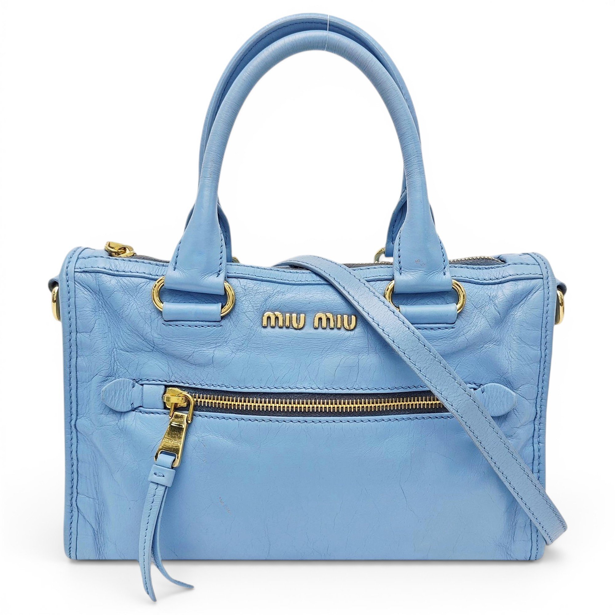 Miu Miu Cleo leather handbag