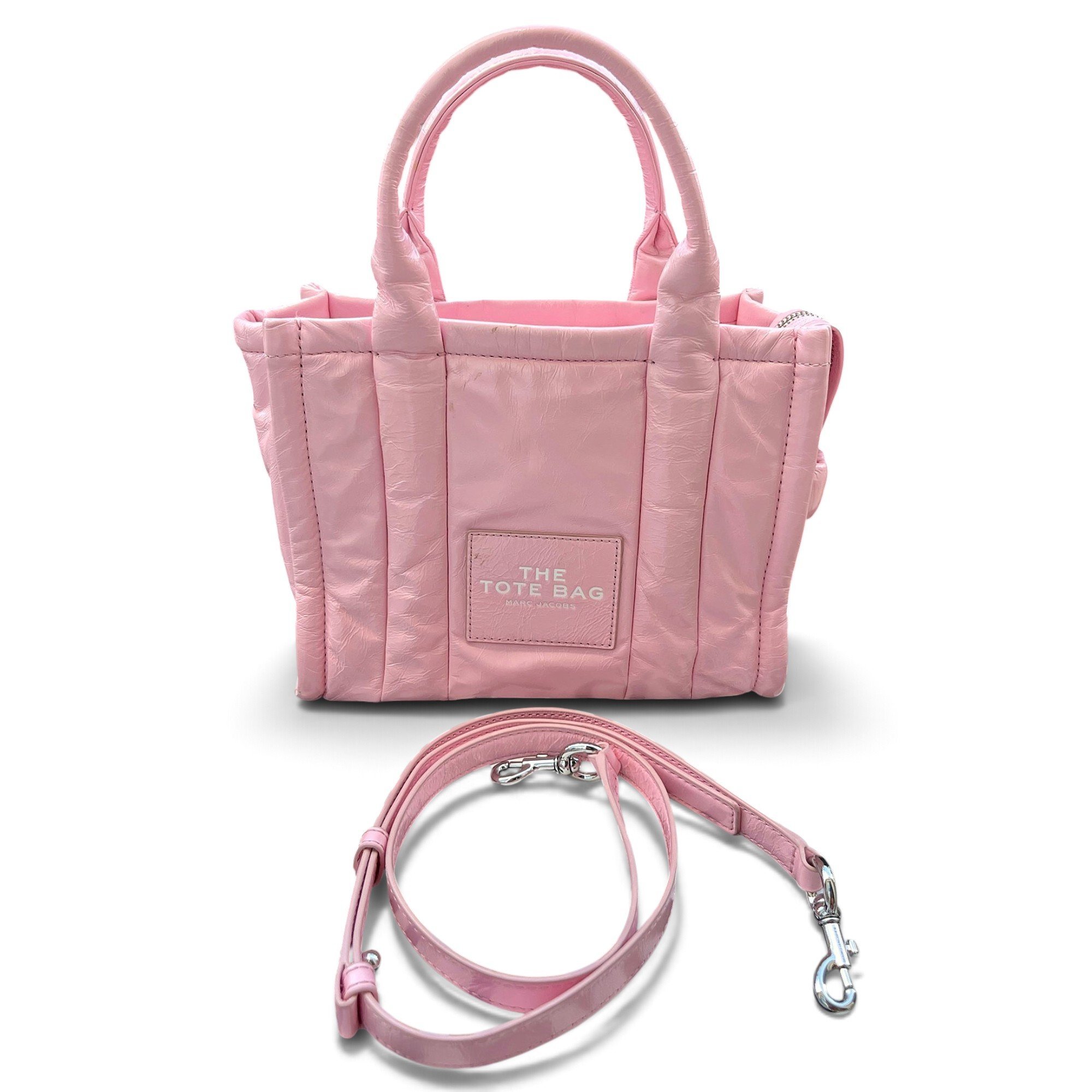 The Tag Tote leather tote