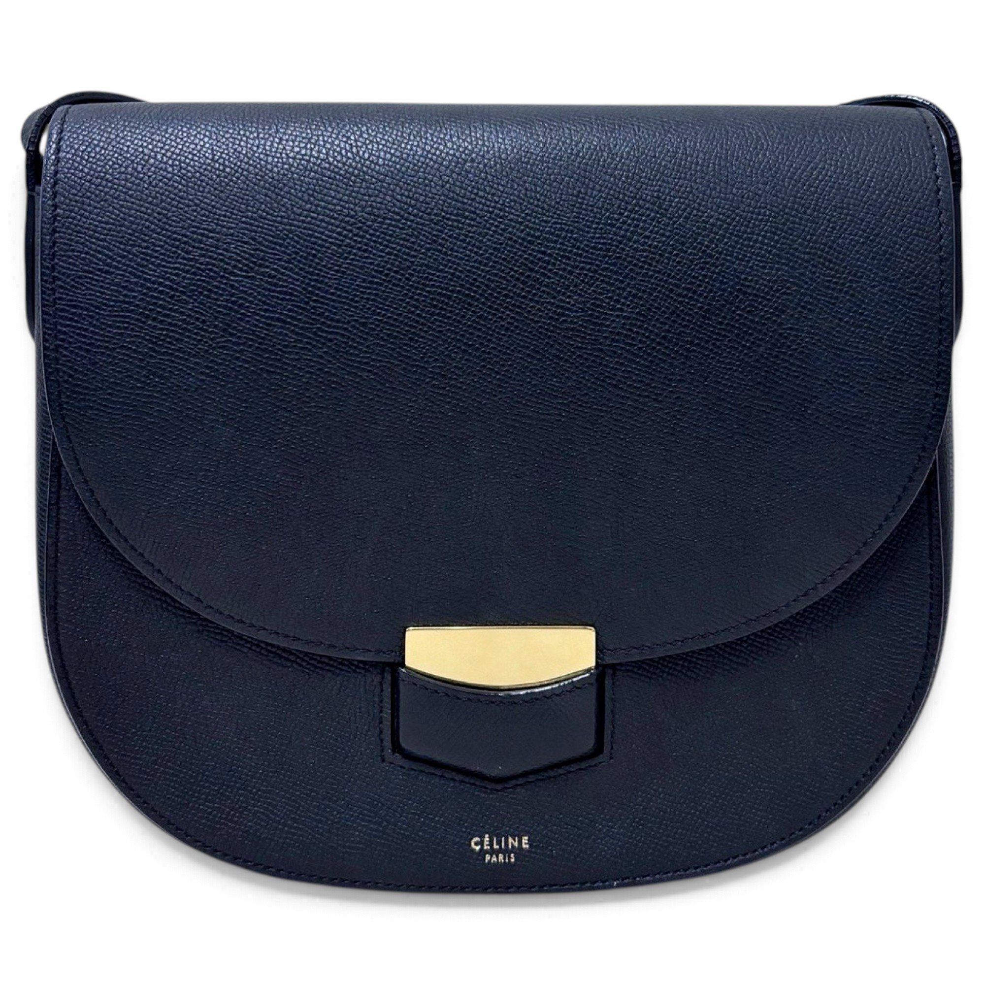 Trotteur leather crossbody bag