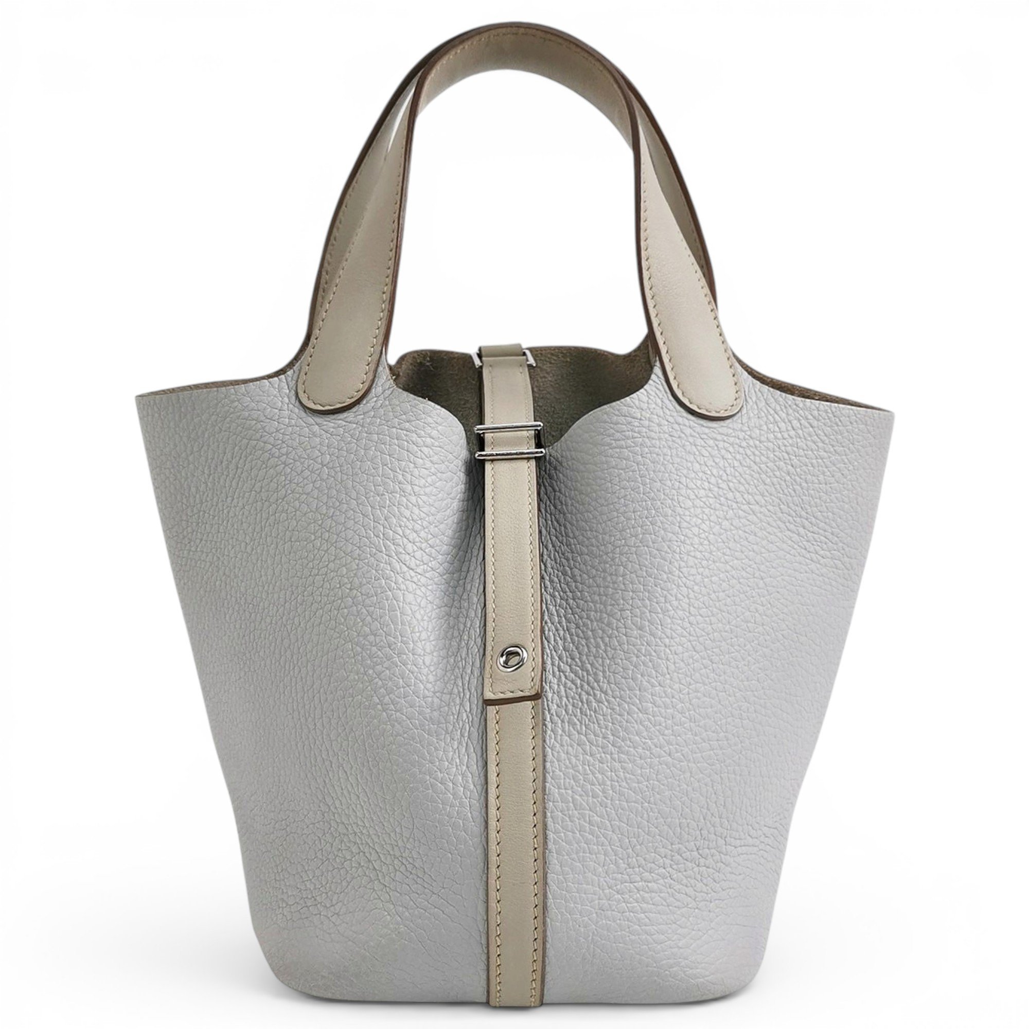 Picotin leather handbag