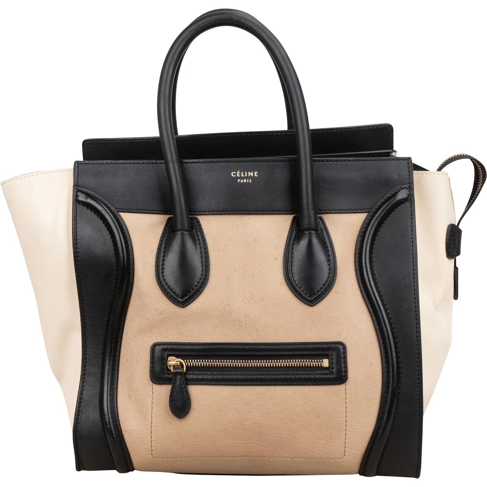 Luggage leather handbag