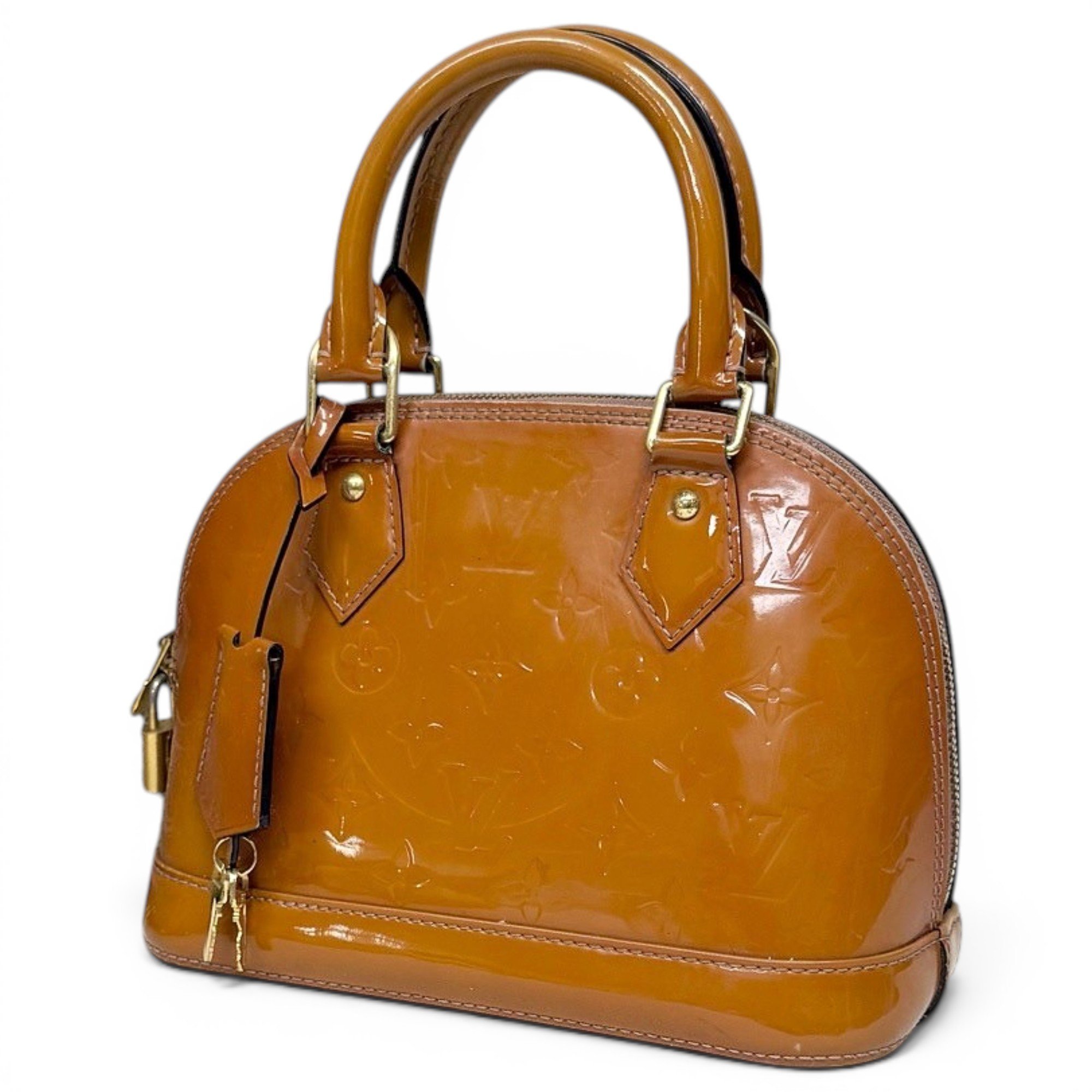 Alma BB patent leather handbag