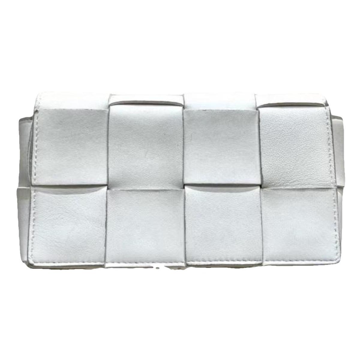 Cassette leather handbag