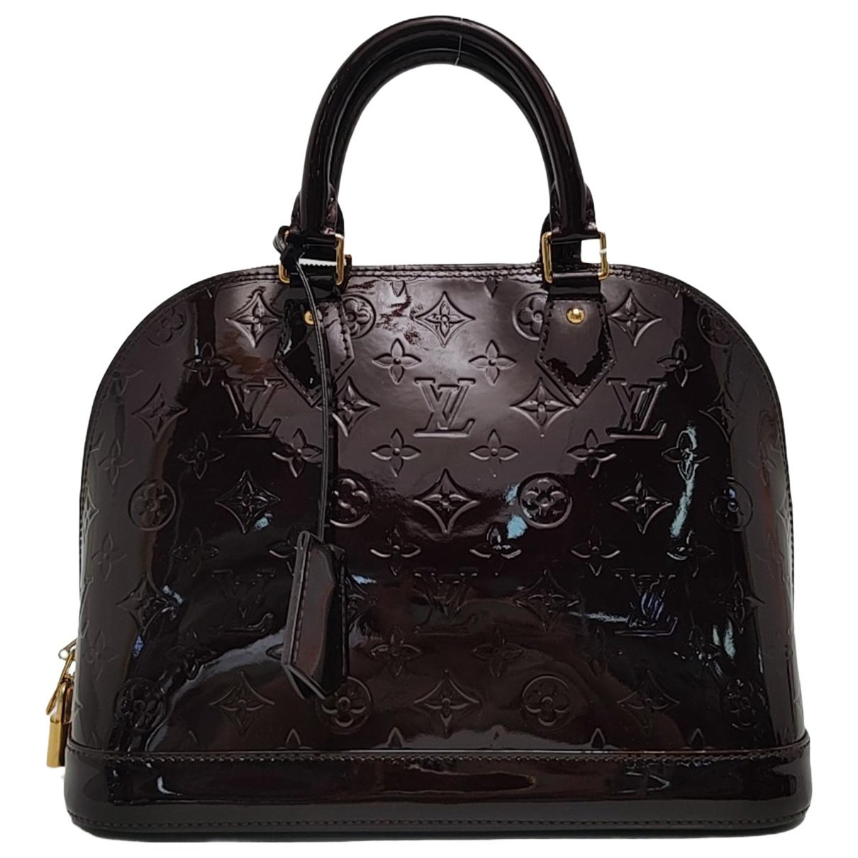 Alma patent leather handbag