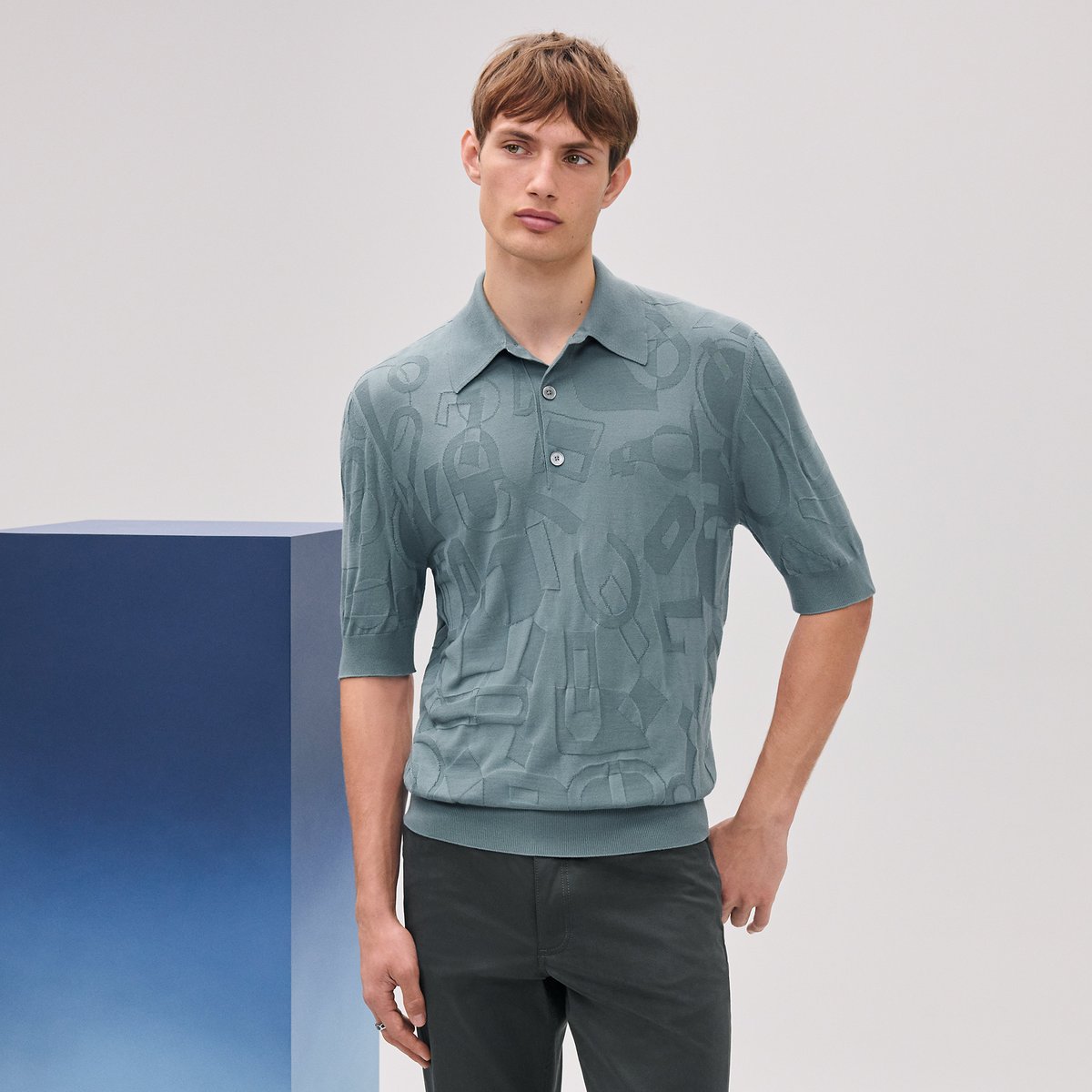 "Fragments Equestres" polo shirt