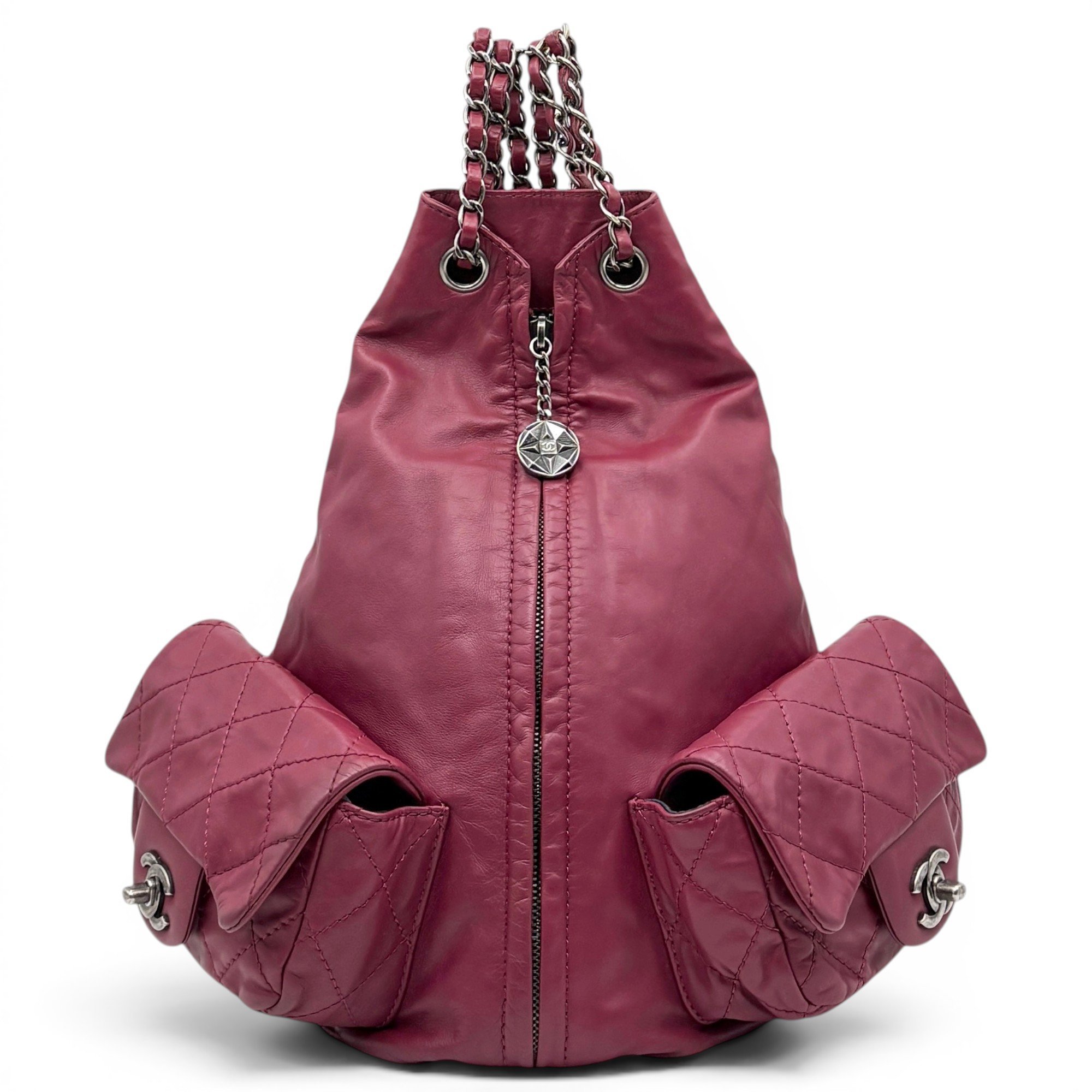 Pony-style calfskin backpack