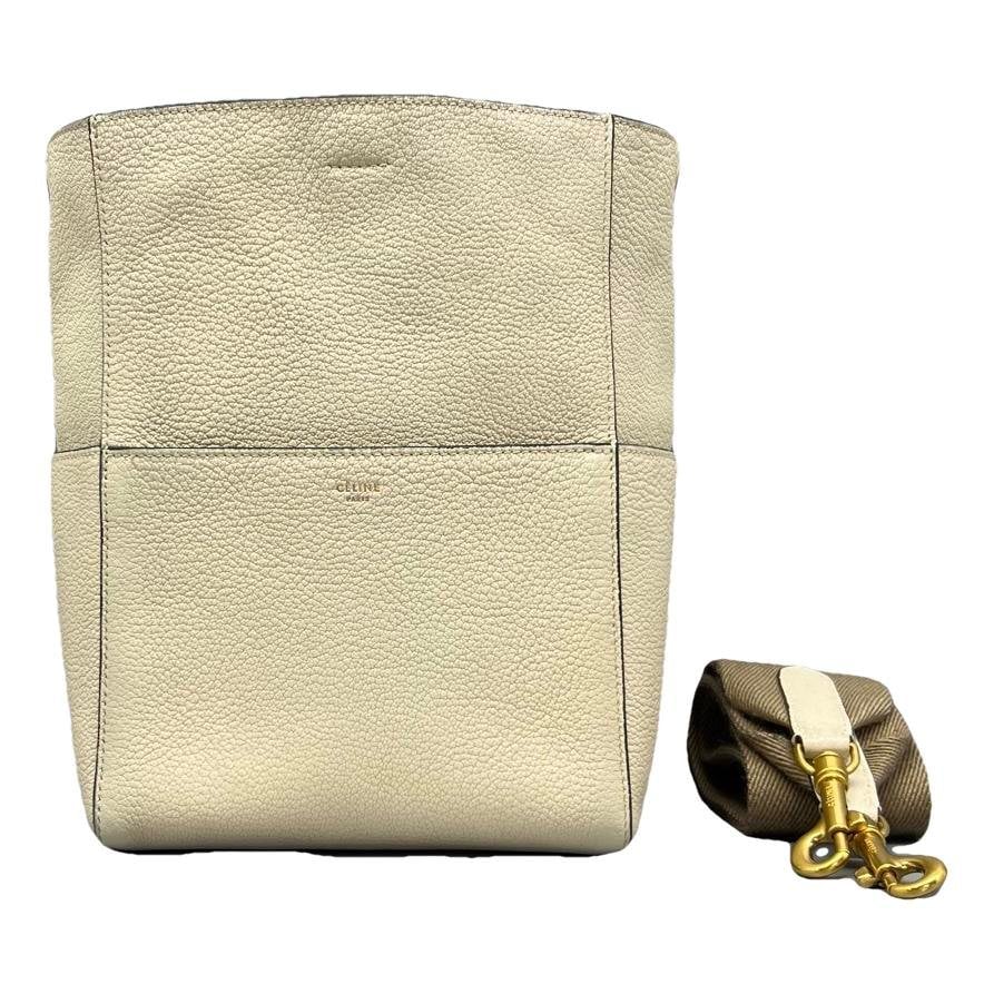 Seau Sangle leather handbag