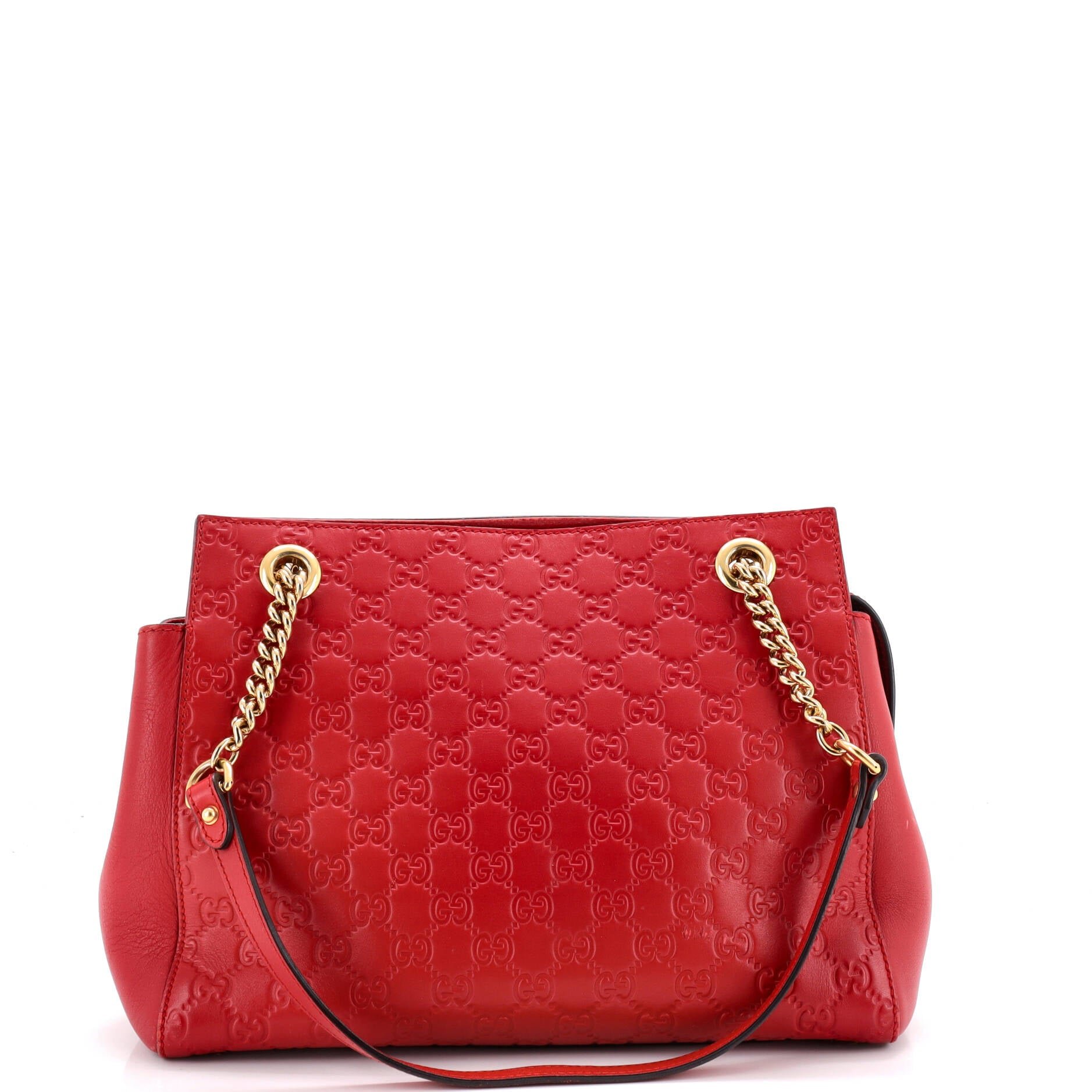 Soft Signature Shoulder Bag Guccissima Leather Medium