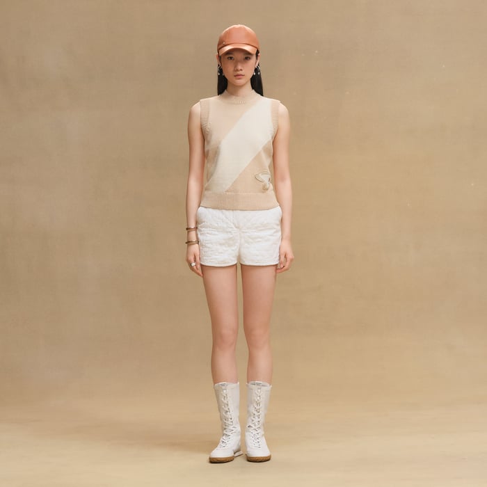 Blanc Naturel Sleeveless Sweater
