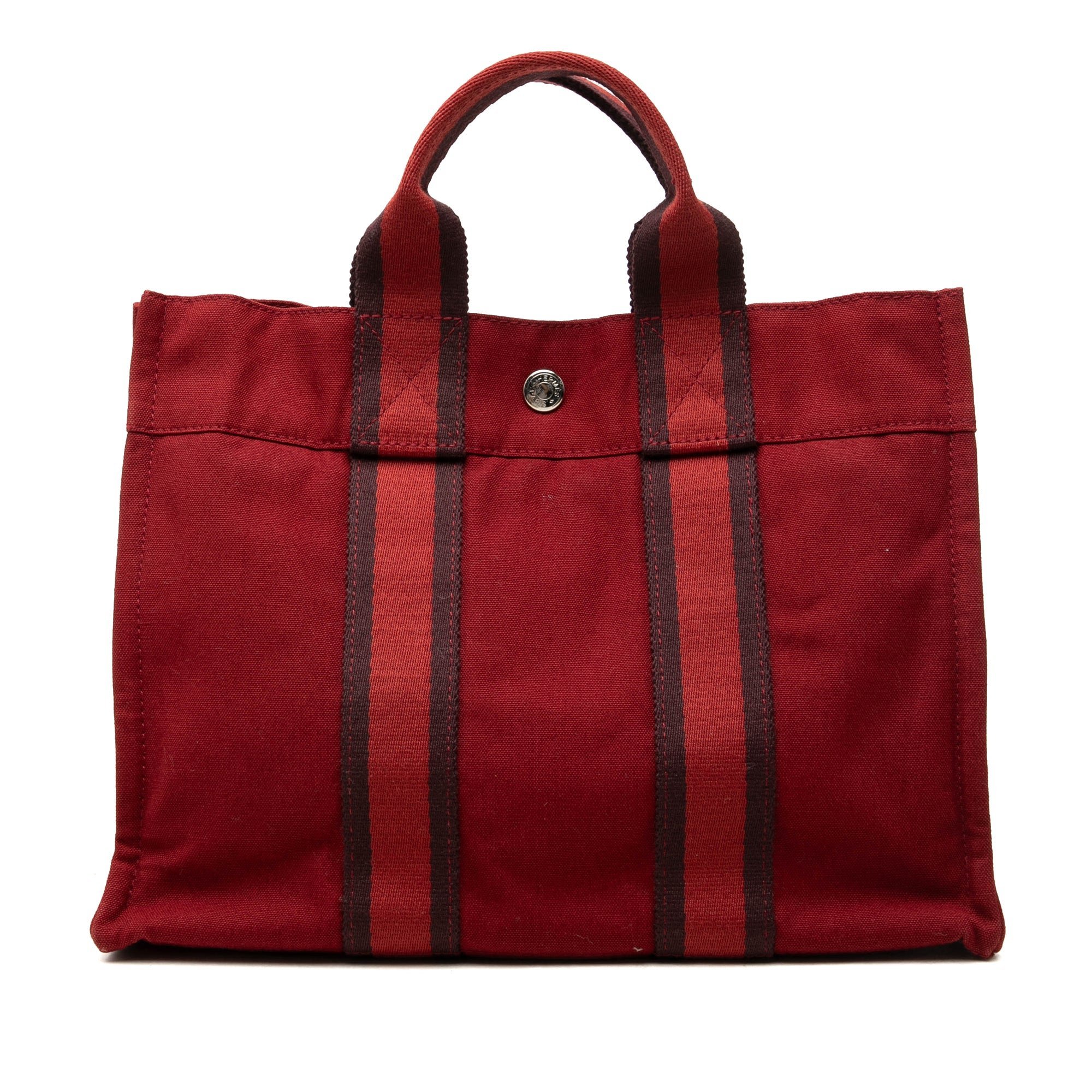 H leather handbag