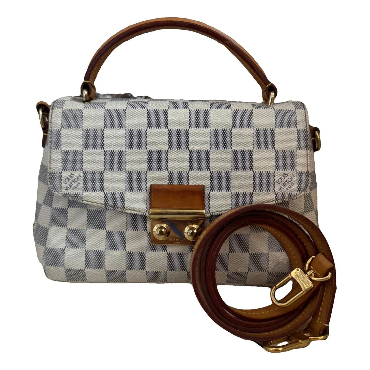 Croisette leather crossbody bag