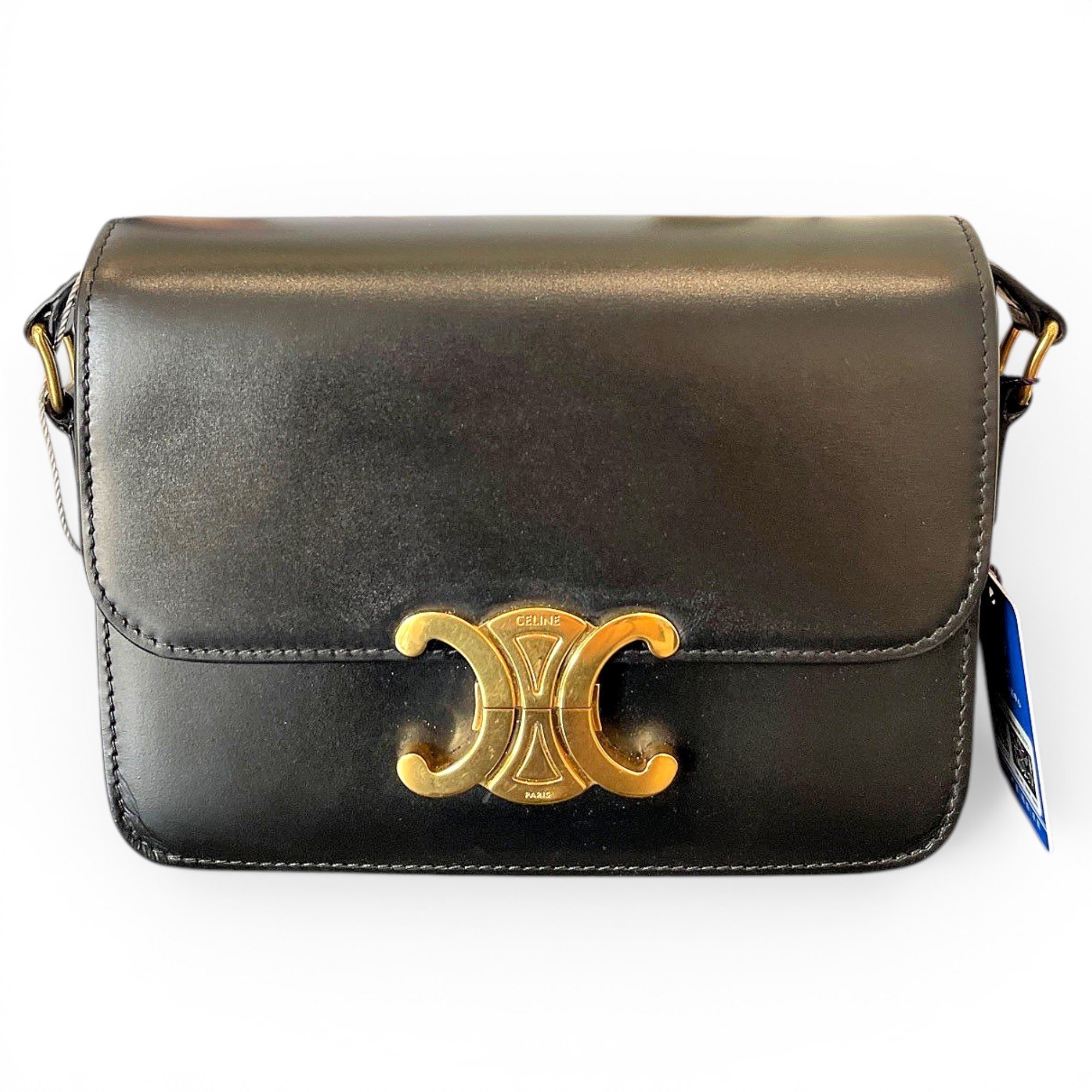 Triomphe leather handbag