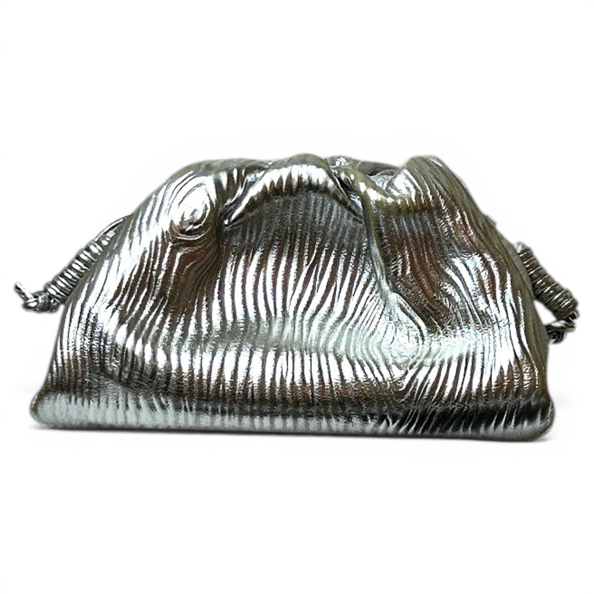 Pouch leather crossbody bag