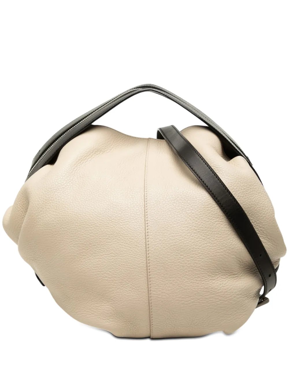 Loewe 2000-2015 Grained Calfskin Zip Handle satchel