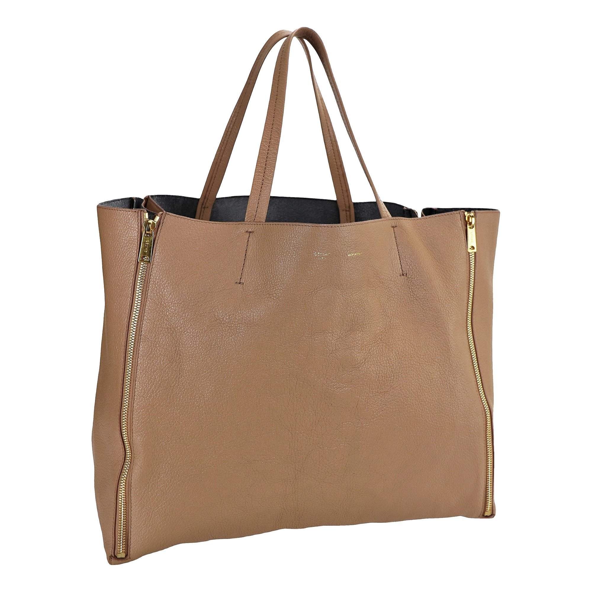 Cabas Horizotal leather tote