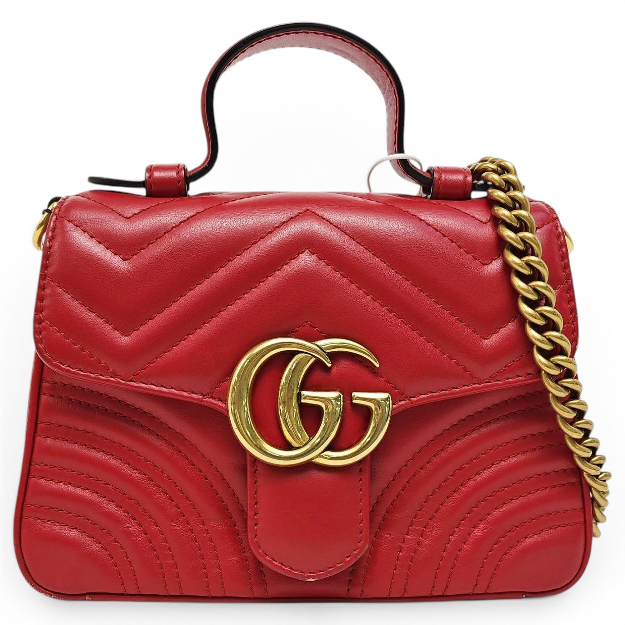 GG Marmont Flap leather handbag