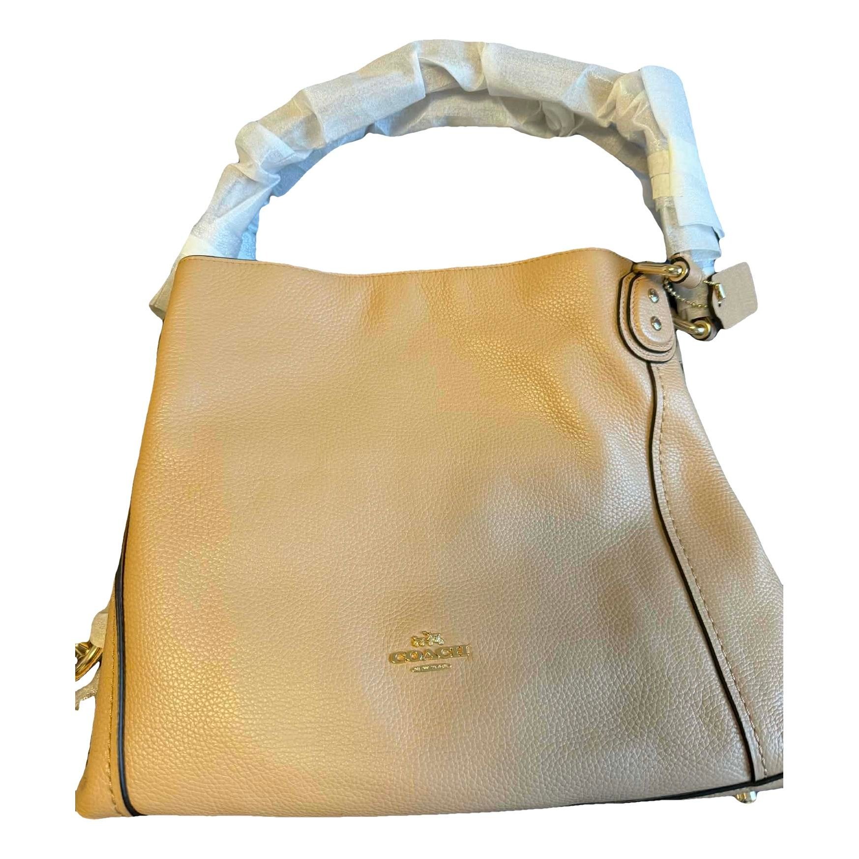 Abby duffle leather handbag