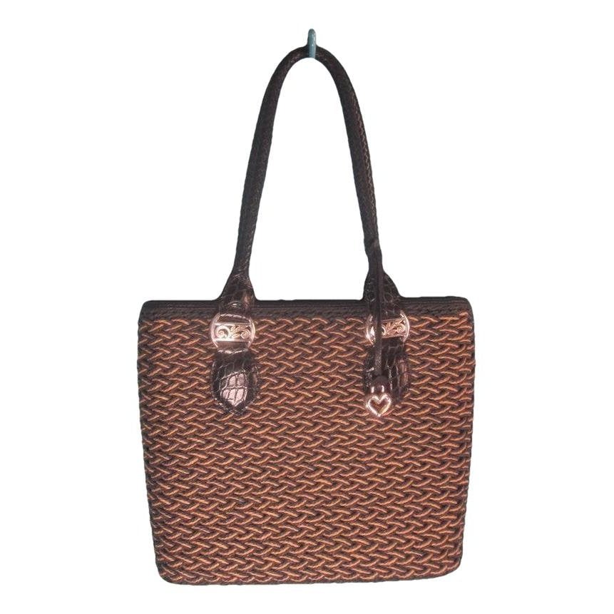 Leather tote