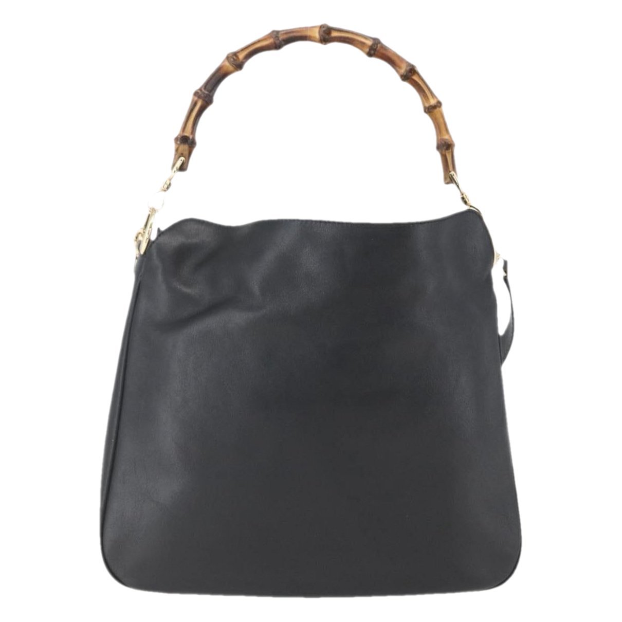 Bamboo leather handbag