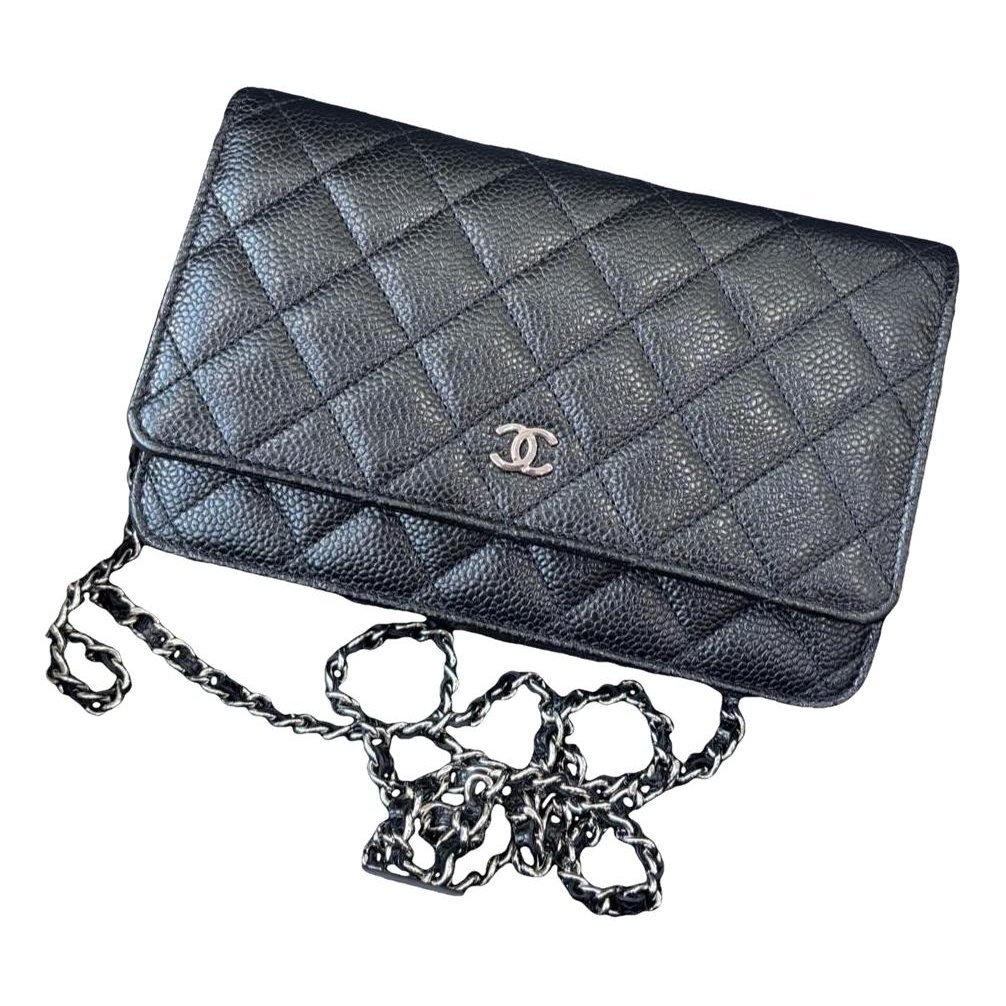 Wallet On Chain Timeless/Classique leather handbag
