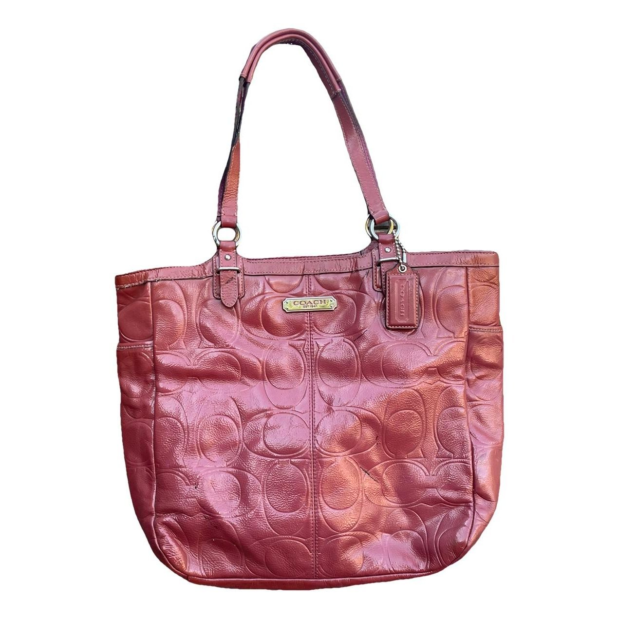 Leather tote