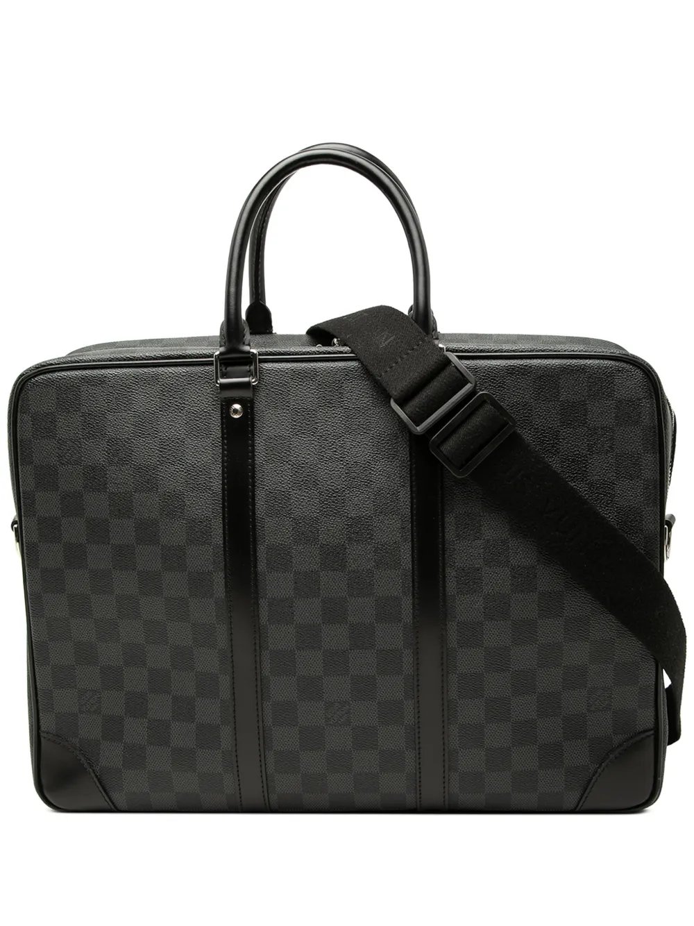 2010 Damier Graphite Porte Documents Voyage PM business bag